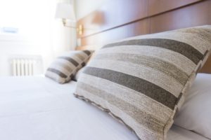 Opbergzak voor aan het bed