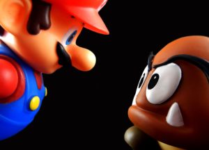 Mario diamond painting