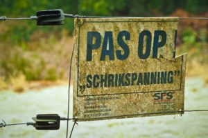 Schrikdraad op zonne-energie