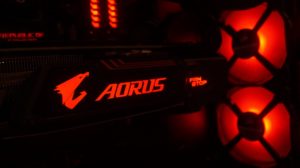 GPU houder met verlichting