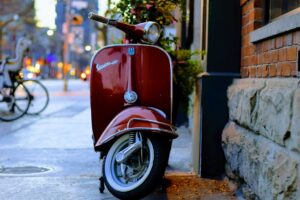 Vespa handschoenen tas