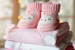 zijden babyschoentjes