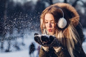 zwarte winterjas