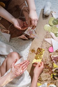 glitter verf