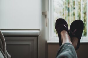 gesloten teenslippers