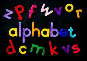 alphabet hanger