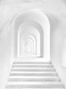 arches hallway inside building