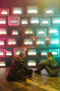 light city man people
