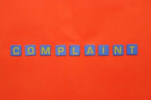 close up shot of text on a red surface