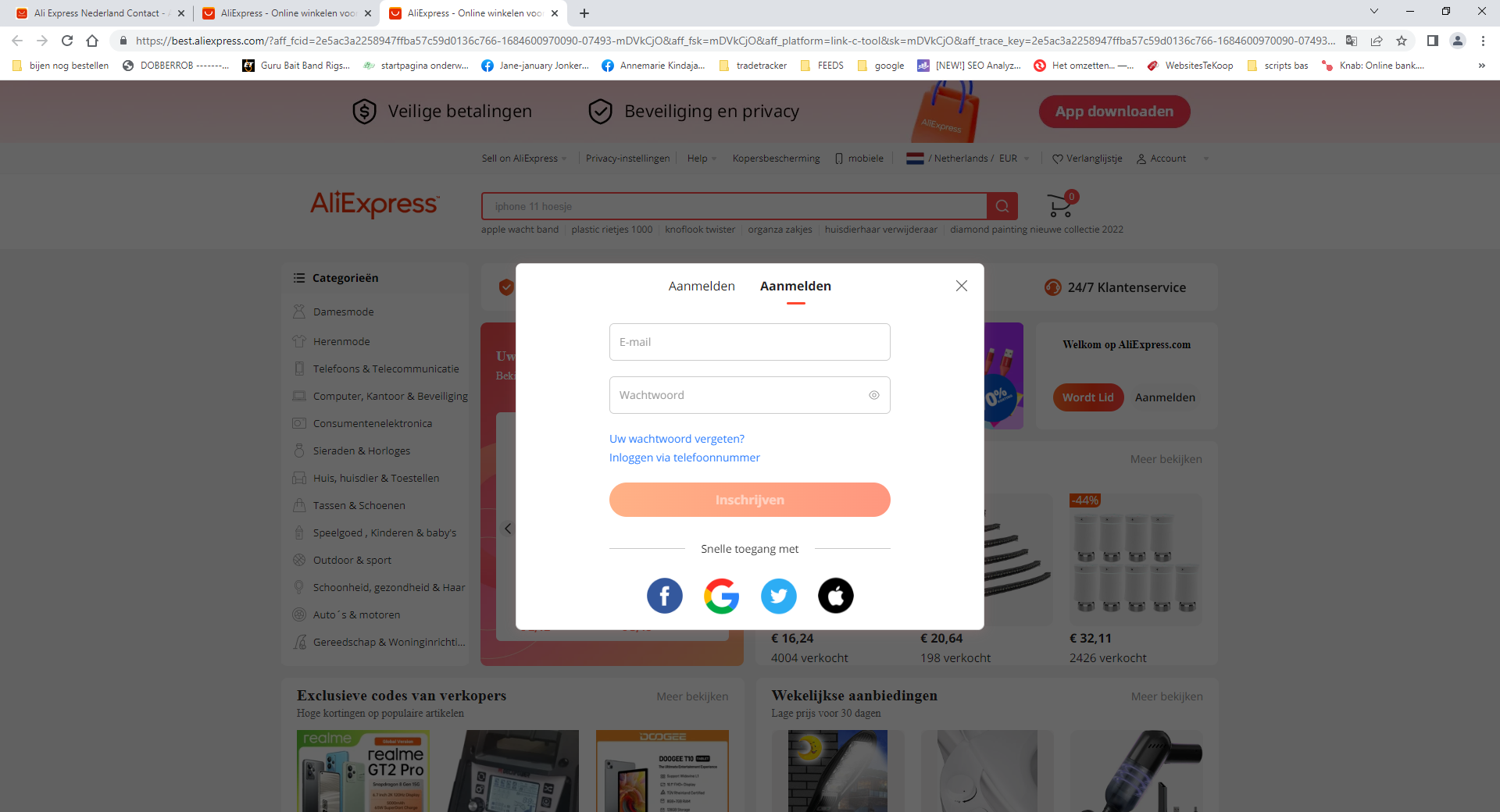 Problemen Met Het Inloggen Via Facebook op AliExpress: Wat Te Doen ...