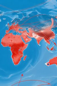 Absolute Reality v16 An illustration depicting a world map wit 2 1