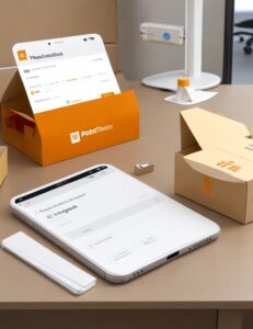 Absolute Reality v16 An image showing a desk with a smartphone 1 1 1
