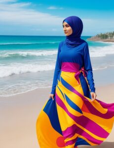 Absolute Reality v16 Casually confident Muslim woman wearing a 3 1