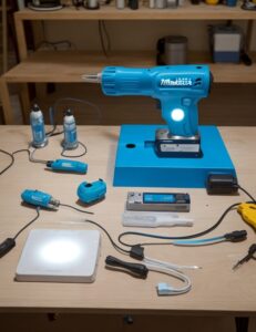 Absolute Reality v16 Scene A welllit workshop table showcasing 1 1