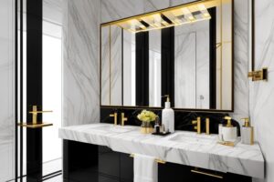 Absolute Reality v16 A sleek and modern bathroom setting featu 1 1
