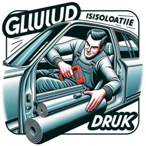 DALL·E 2023 10 21 11.40.41 Illustration of the Auto Geluidsisolatie Druk Roller Tool being applied on a car door panel 7