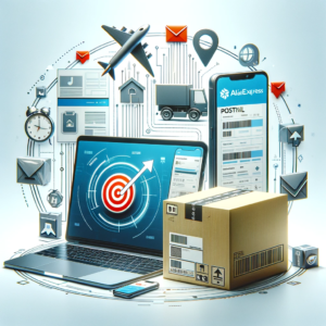 DALL·E 2024 01 24 18.55.02 A digital composition representing the process of addressing a package delivery issue where the package was sent to a different address than intended 1