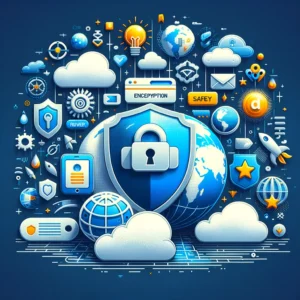 DALL·E 2024 03 30 06.47.02 Visualize an image that highlights the key benefits and features of NordVPN focusing on secure browsing privacy protection and the freedom to acces 11