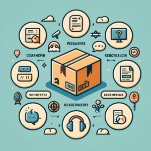 DALL·E 2024 04 10 05.21.41 Een informatieve en hulpvolle afbeelding die de stappen illustreert om actie te ondernemen als een pakketje van AliExpress niet is aangekomen. De afbe 1
