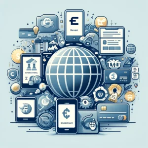 DALL·E 2024 04 16 06.56.24 A conceptual illustration showing various financial services and benefits offered by a modern digital bank. The image should include symbols like cur 9