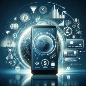 DALL·E 2024 05 01 08.38.31 A sleek and modern image representing advanced banking technology. The image should feature a contemporary and clean design with elements like a smart 11