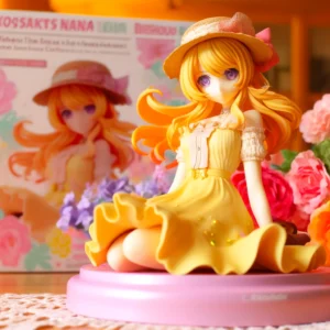 DALL·E 2024 05 28 06.59.24 A vibrant and appealing image showcasing the NANA Oosaki Komatsu Nana Anime Bishoujo Figure. The figure should be displayed in a decorative setting wi 1