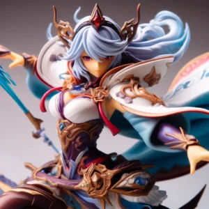 DALL·E 2024 05 31 06.22.18 A detailed and appealing image showcasing the Genshin Impact Furina action figure. The figure should be depicted in a dynamic pose highlighting its i 1