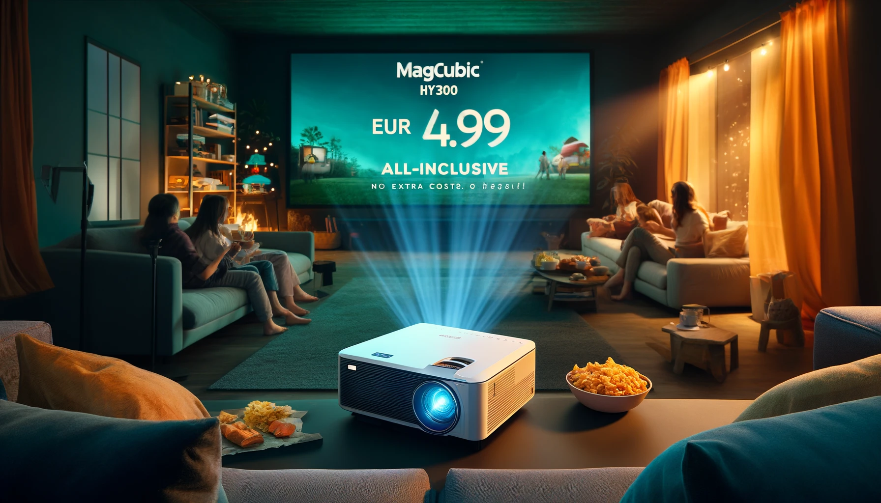 Magcubic Projector HY300 PRO 4K: Jouw Perfecte Thuisbioscoop Ervaring ...