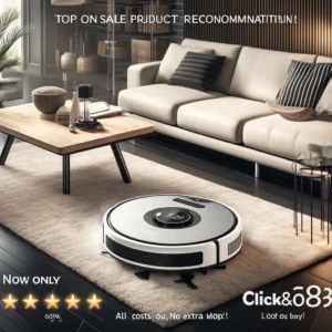 DALL·E 2024 06 10 06.53.57 A sleek and modern scene featuring the ABIR X6 Robot Vacuum Cleaner in a contemporary home setting. The vacuum cleaner is shown in action navigating 1