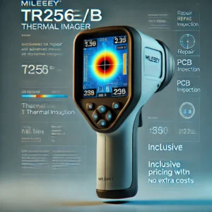 DALL·E 2024 06 22 06.29.29 A MILESEEY TR256E B thermal imager showcasing its sleek design and advanced thermal imaging capabilities. The setting should highlight its use for re 1