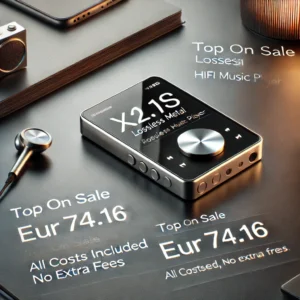 DALL·E 2024 06 28 05.48.51 A sleek and modern image showcasing the XDUOO X2S Lossless Portable Metal HIFI Music Player in an elegant setting. The device should be prominently di 11