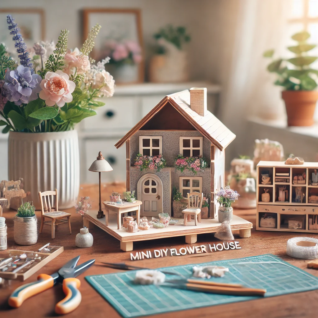 Ontdek de Magie van de Doll House Kit Mini DIY Flower House ...