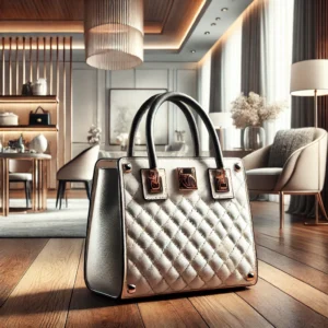 DALL·E 2024 07 23 06.14.19 A stylish and appealing image of a womens luxury designer handbag winter bag in a fashionable setting. The handbag should be prominently highlighte 31