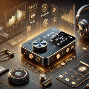 DALL·E 2024 07 25 06.35.04 An image featuring the HiBy R6 Pro II R6 Pro GEN 2 Android Music Player. The player should be shown with its sleek design highlighting features suc 3