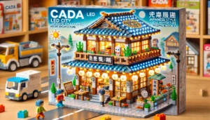 DALL·E 2024 07 27 06.10.41 A detailed and vibrant image of the Cada LED City Japanese Style Canteen House architecture building blocks set. The image should showcase the intrica 17