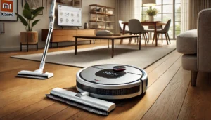 DALL·E 2024 07 28 06.47.01 A high quality visually appealing image of the XIAOMI MIJIA Robot Vacuum Cleaners Mop 3C Plus Enhanced Edition Pro C103 showcasing its sleek design 13