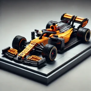 DALL·E 2024 07 29 06.29.47 An image of the Technical McLarens F1 Formula 1 Supercar Race Car Model Building Kit Block Bricks assembled and displayed prominently. The model shou 23