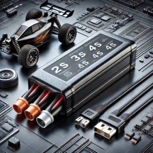 DALL·E 2024 08 07 06.23.37 A high quality image of Zeee Lipo Battery 2S 3S 4S with T EC3 EC5 Connector Hardcase. The image should show the battery in a modern tech savvy sett 11