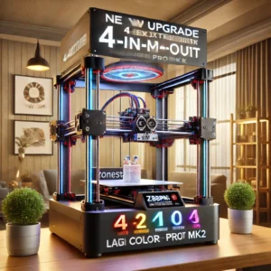 DALL·E 2024 08 08 05.51.09 A high quality image of the ZONESTAR New Upgrade 4 Extruder 4 IN 1 OUT Mix Multi Color Large Size High Precision Resolution 3D Printer DIY Kit Z8PM4Pr 29
