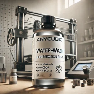 DALL·E 2024 08 10 06.25.48 A high quality promotional image featuring a bottle of ANYCUBIC Water Wash 3D Printer Resin. The resin bottle should be placed in a clean well lit en 17