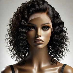 DALL·E 2024 08 10 06.38.31 A high quality promotional image featuring the ISEE Hair Wear And Go Wigs. The image showcases the wigs features focusing on its HD lace front pre 11