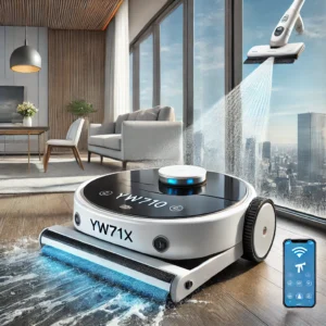 DALL·E 2024 08 11 06.56.11 A high quality image of the Liectroux YW710 Robot Window Cleaner featuring its sleek design laser sensor dual water spray system and strong vacuum 1