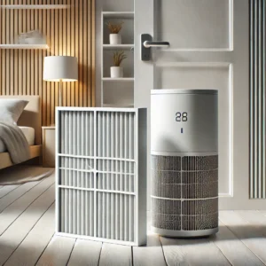 DALL·E 2024 08 16 06.13.22 A high quality image of a replacement filter for the Xiaomi Mi Mijia Air Purifier Pro H. The filter should be displayed in a clean minimalistic setti 1