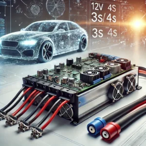 DALL·E 2024 08 18 06.50.50 A high quality image featuring the Heltec 12V BMS Battery Management System 3S 4S for Lipo Lifepo4 batteries. The BMS should be displayed clearly w 1