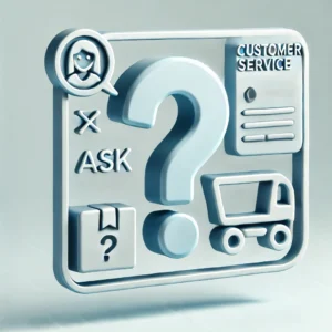DALL·E 2024 08 21 08.27.03 A clean and professional image designed to support a blog post inviting users to ask questions about AliExpress customer service. The image should inc 1