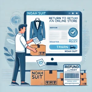 DALL·E 2024 10 16 07.44.56 A helpful illustration showing a person preparing to return a package bought from an online store with a parcel being packed into a box and a shippin 2
