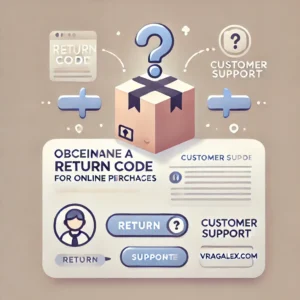 DALL·E 2024 10 30 21.01.27 An informative illustration for a blog on obtaining a return code for online purchases featuring a package with return arrows and a digital icon for 1