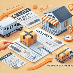 DALL·E 2024 11 27 06.41.13 A helpful and professional illustration showing a delivery issue with a package being routed incorrectly between a service point and a home address. T 1
