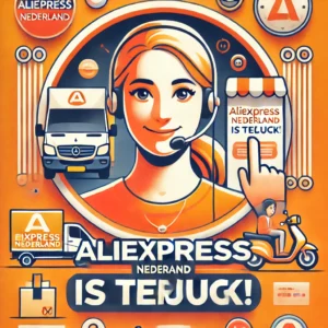 DALL·E 2025 02 15 06.32.02 A modern and visually appealing image announcing the return of AliExpressNederland. The design includes a bright eye catching banner with the AliExpr 1