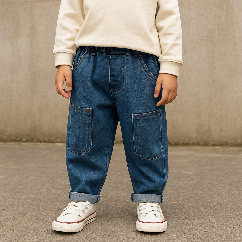2025 - Pantalon de ski softshell pour enfant - Pantalon cargo doublé - Pantalon thermique - Pantalon de neige - Pantalon d'hiver - Pantalon de randonnée - Pantalon large, bleu foncé, 5-6 ans